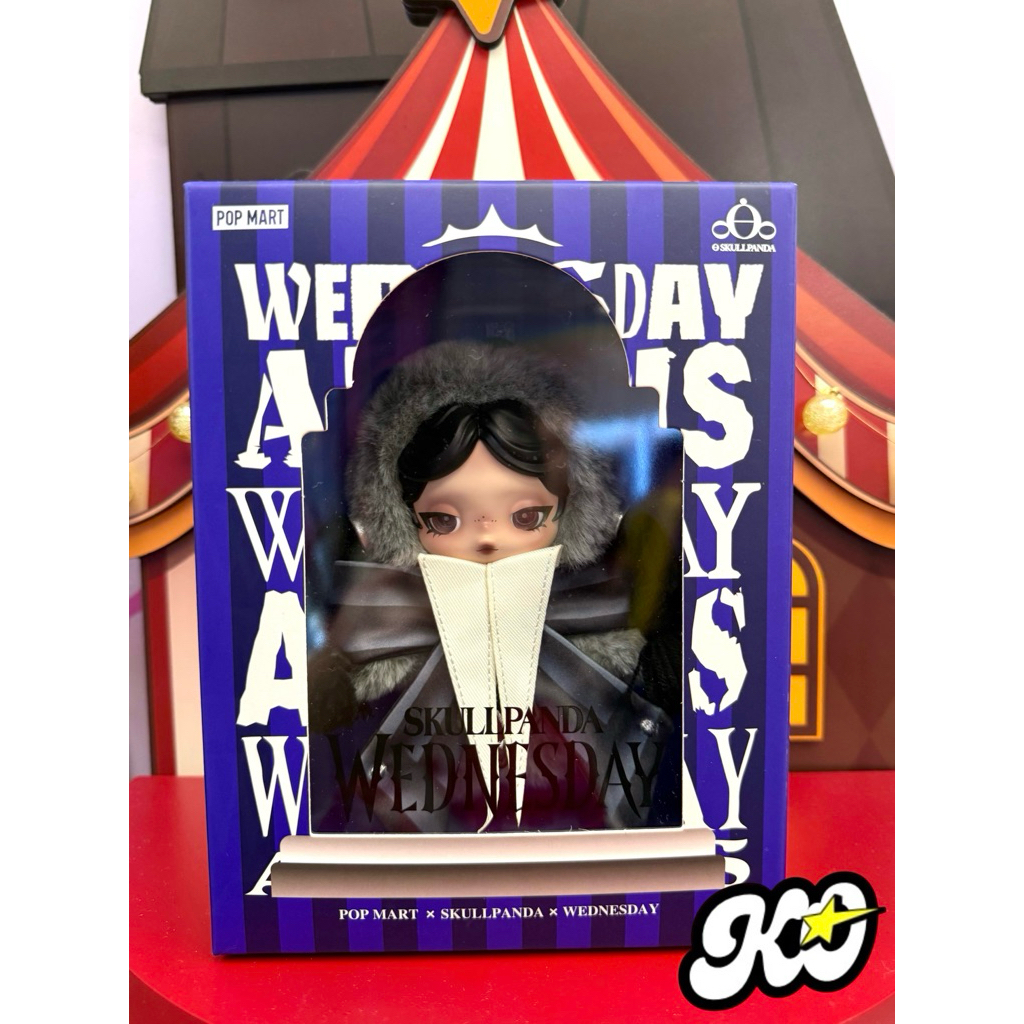 [ของแท้พร้อมส่งด่วน🇹🇭] พวงกุญแจ SKULLPANDA Wednesday Plush