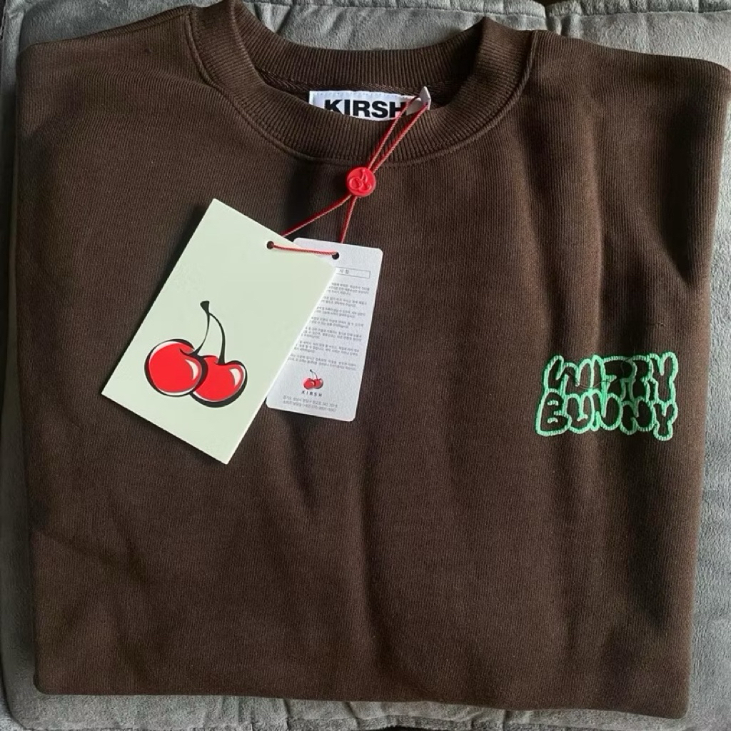 เสื้อหนาว KIRSH witty bunny เสื้อ sweater Kirsh 🇰🇷 แท้ size 1 สีน้ำตาลเข้ม เสื้อ KIRSH อก 46 นิ้ว ยา
