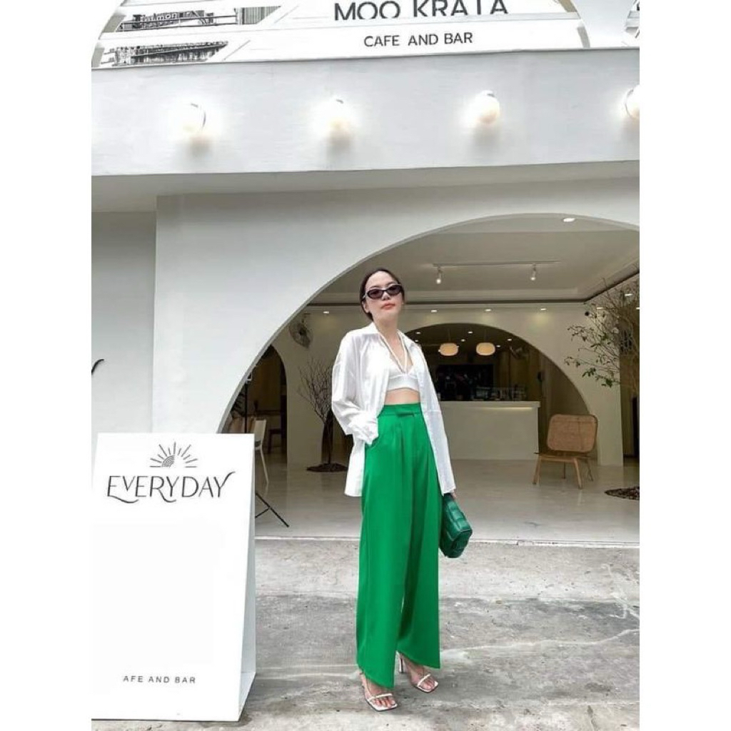 กางเกงทรงขากระบอก งาน Akkara Studio