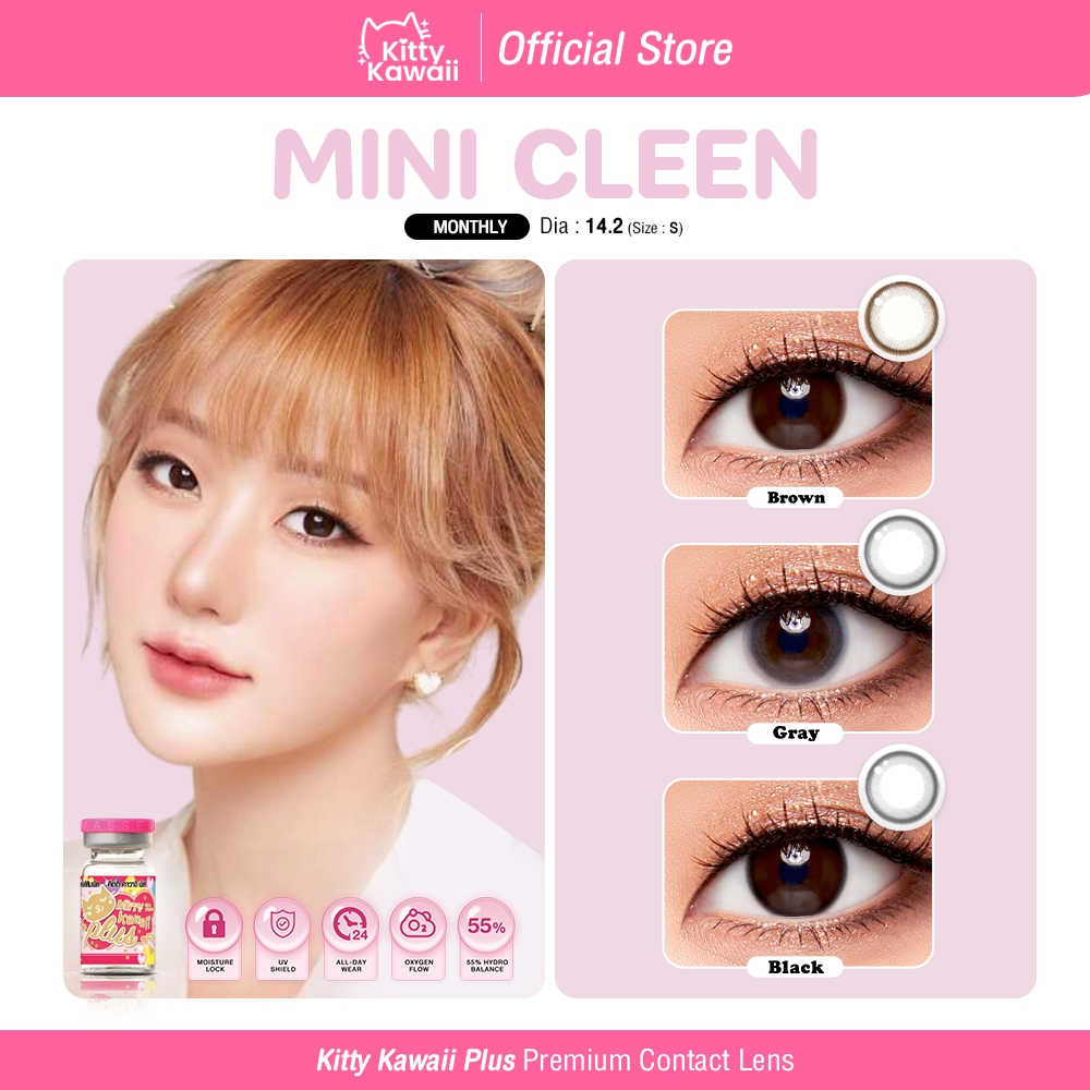 Kitty Kawaii Contact Lens : Mini Cleen - คอนแทคเลนส์คิตตี้ คาวาอิ พัส (VIAL)
