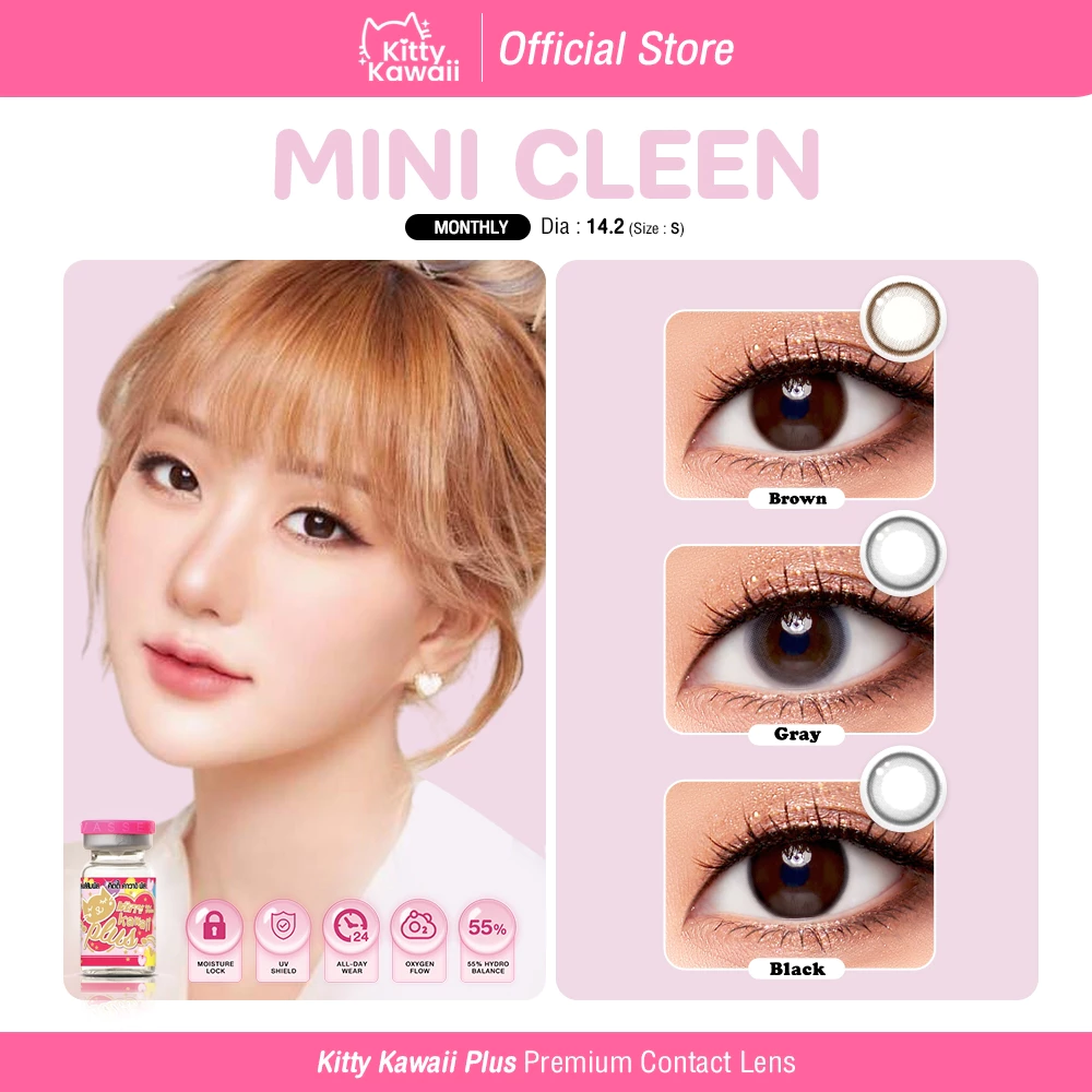 Kitty Kawaii Contact Lens : Mini Cleen - คอนแทคเลนส์คิตตี้ คาวาอิ พัส (VIAL)