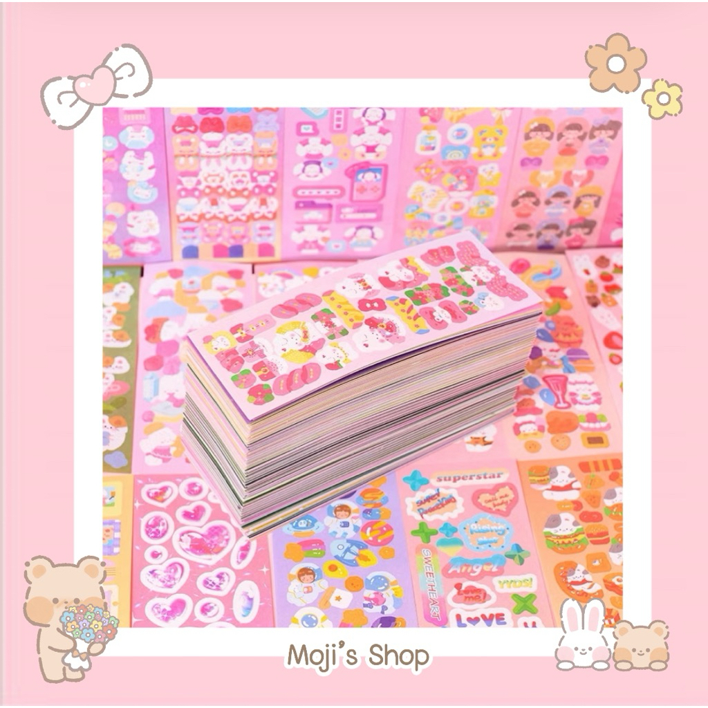 สติ๊กเกอร์ไดคัทแผ่นละ1 บาท ลายการ์ตูนน่ารักมาก