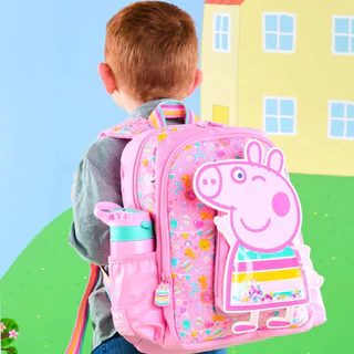 Set Peppa Pig กระเป่าเป้ ถุงดินสอ กล่องข้าว ขวดน้ำ พร้อมส่งในไทย