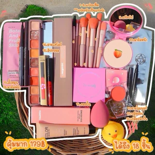 เซ็ตเครื่องสำอาง 21 ชิ้นราคา 199 เซ็ตหรูหรา