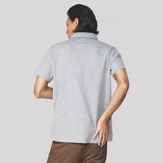 John Henry เสื้อโปโลผู้ชาย ทรงเข้ารูป รุ่น JH F425MPLSM03 - สีเทาท็อปดาย