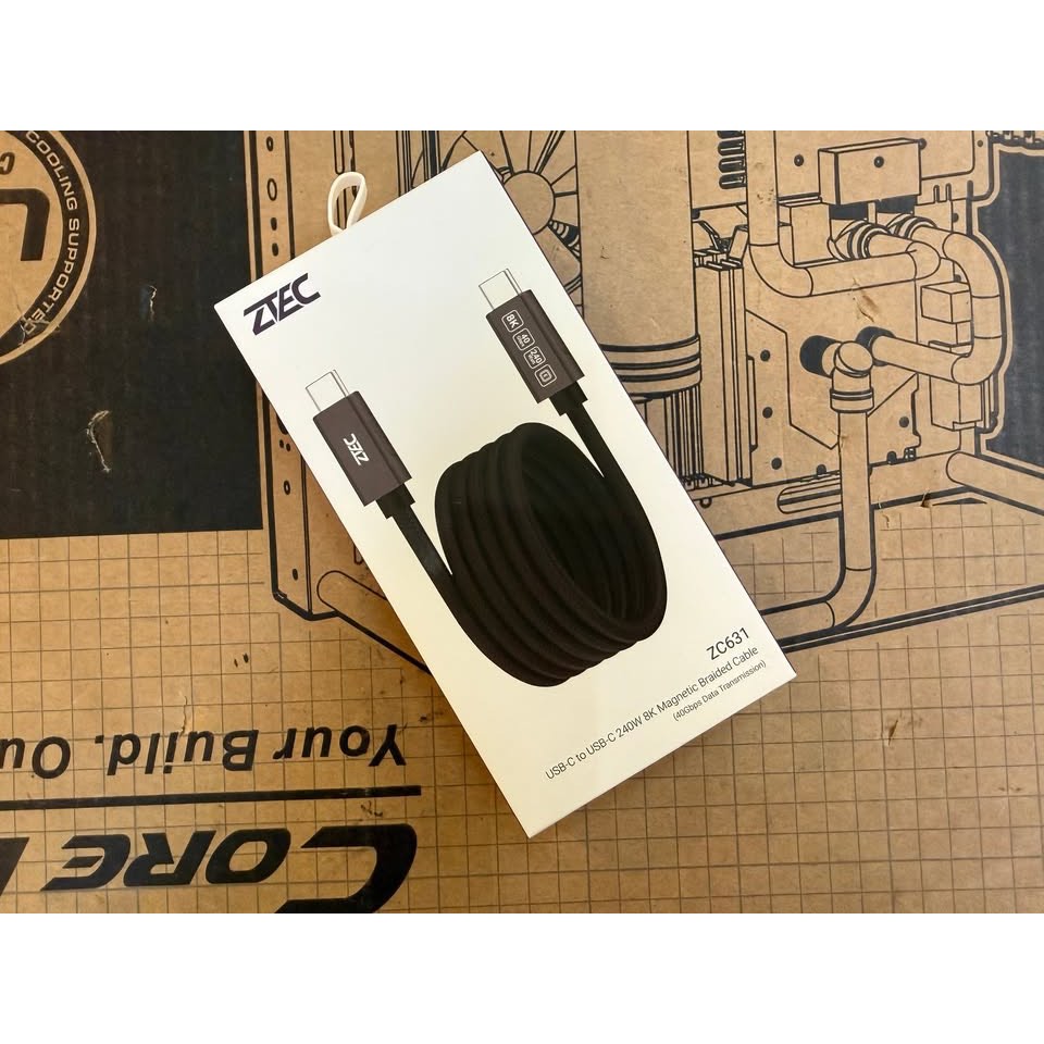 สายชาร์ type c to type c ZTEC ZC631 สายชาร์ทแบบแม่เหล็กคุณภาพสูง