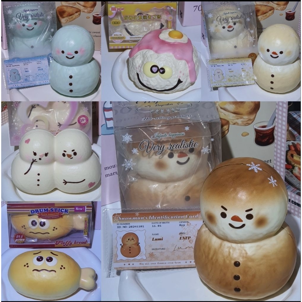 [พร้อมส่ง🇹🇭] สกุชชี่ ‘Lisa‘ เนื้อเปียก/สโลว์ บีบเพลิน | Tara squishy