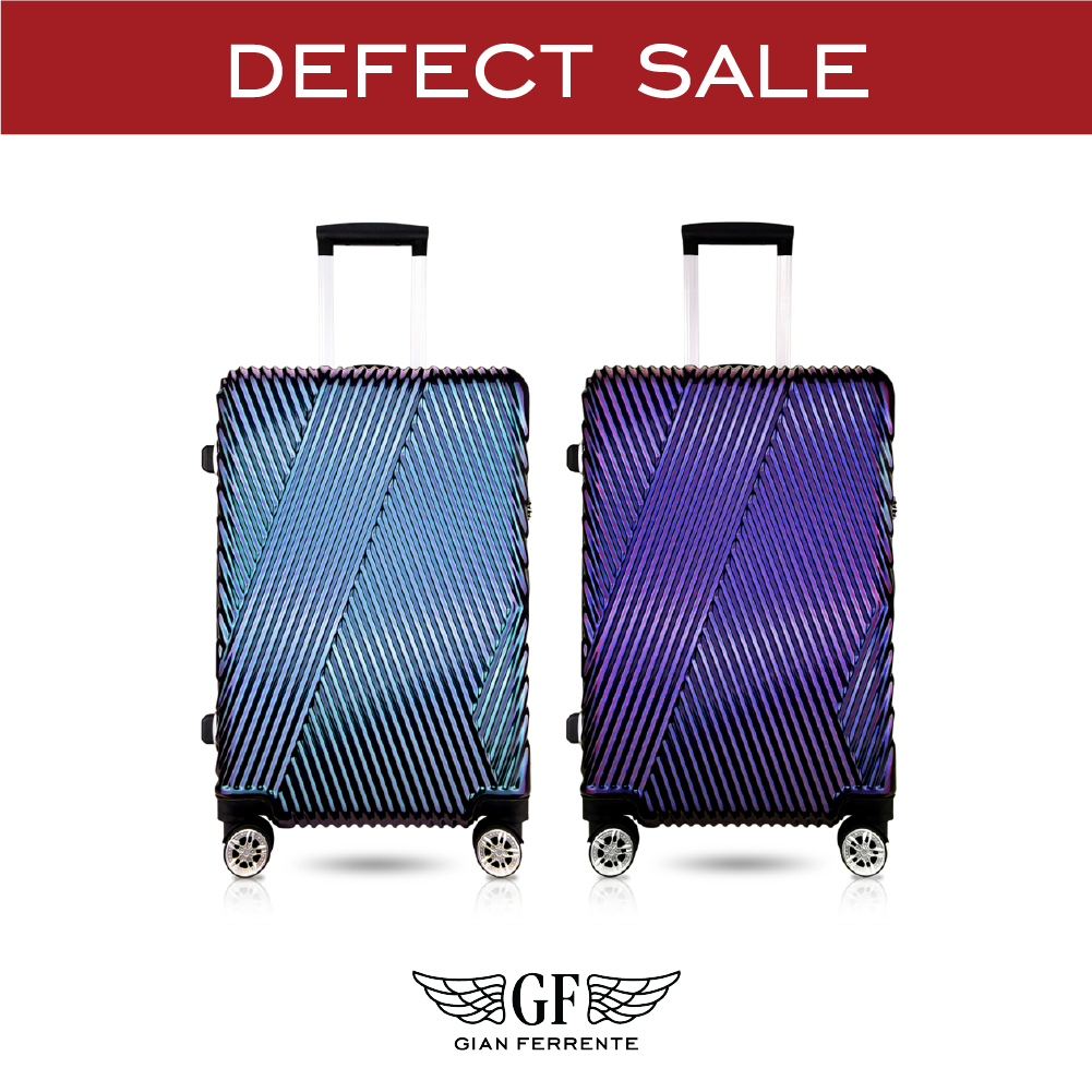 GF Defect Sale - กระเป๋าเดินทาง (20/24/28นิ้ว) วัสดุ PC ระบบ TSA Lock ขอบซิป ขยายข้างได้ Twilight Co