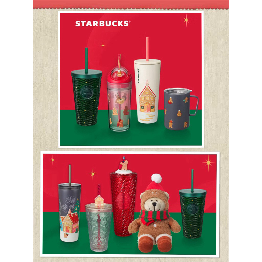 💯% Starbucks®️Christmas Collection 2026 #cookiehouse #gingerbread #christmas #holiday