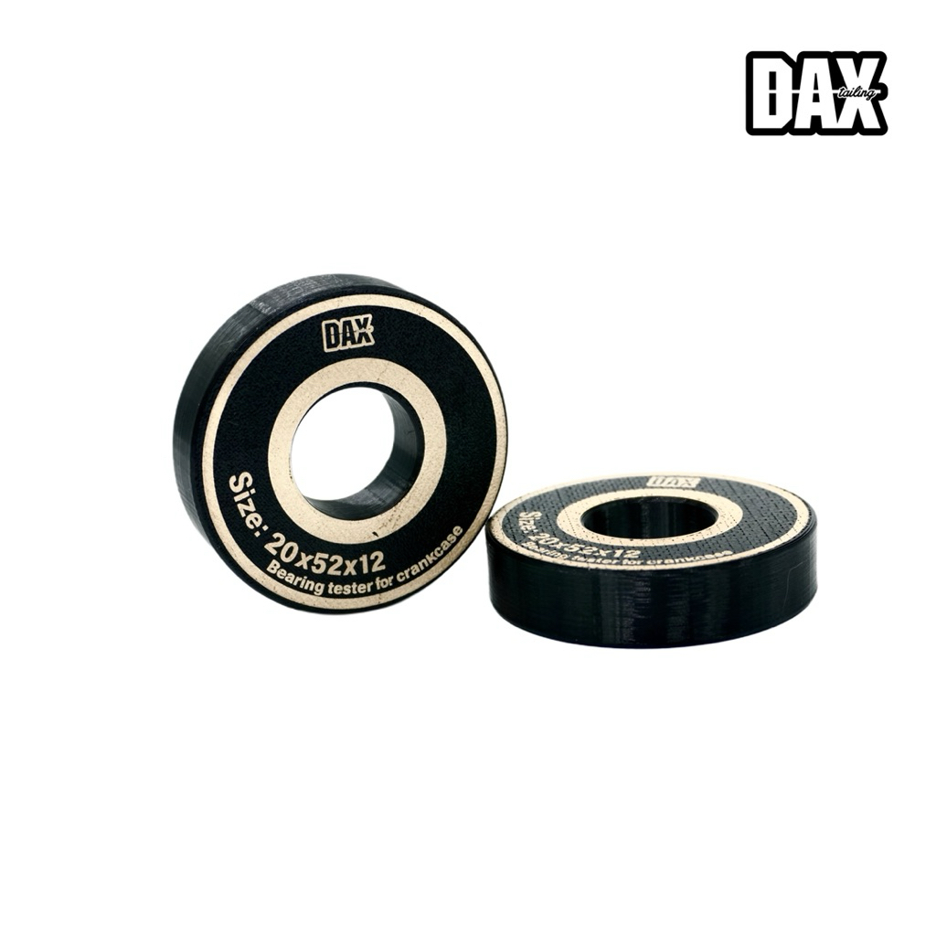 (1คู่/เซต) ลูกปืนจำลองเช็คข้อเหวี่ยง (Honda Dio / Yamaha Jog) – ขนาด 20x52x12 และ 20x47x12 mm