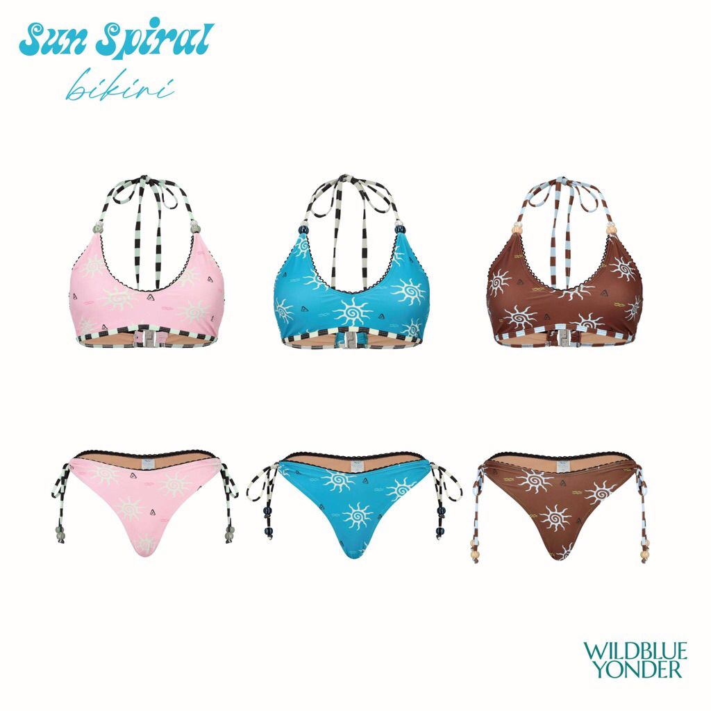 Wildblueyonder - SUN SPIRAL BIKINI ชุดว่ายน้ำบิกินี่