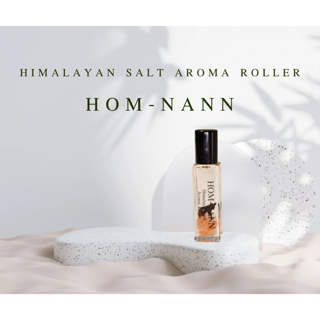 พิมเสนอโรม่า หอมนาน HOM-NANN (หอมนาน) Himalayan Salt Aroma Roller itemที่คนเป็นภูมิแพ้และไมเกรนต้องมี