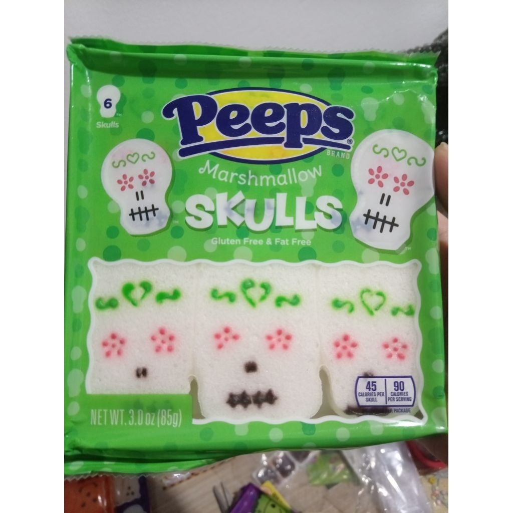 พร้อมส่ง ขนมUSA ดังมากในASMRเกาหลี มาร์ชเมลโล่ยี่ห้อ Peeps