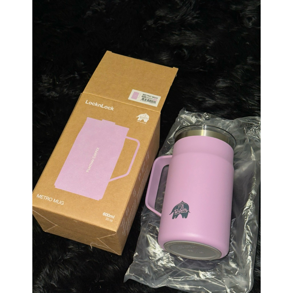 NEW✨ PUNTHAI X LocknLock MetroMug 600 ml. 💜
