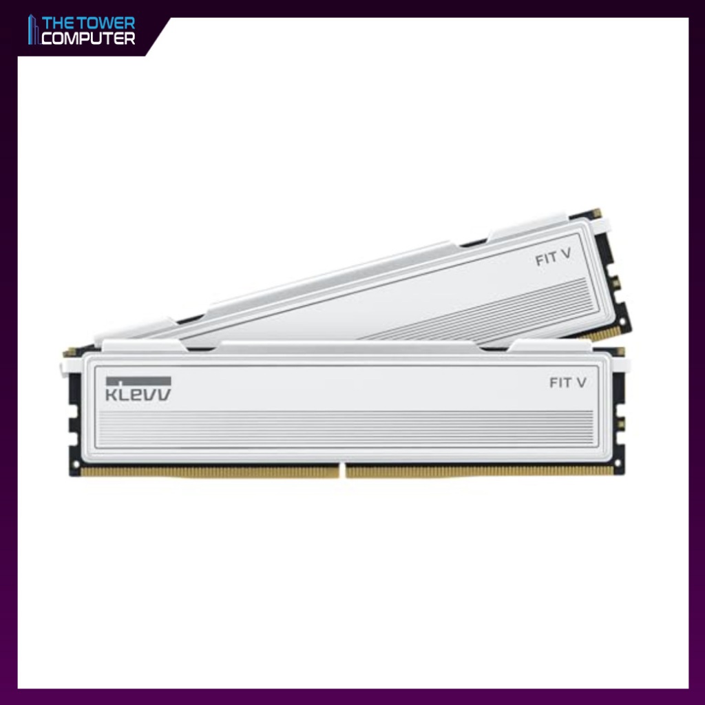 RAM (แรม) KLEVV FIT V WHITE 32GB (16GBx2) DDR5 5600MHz