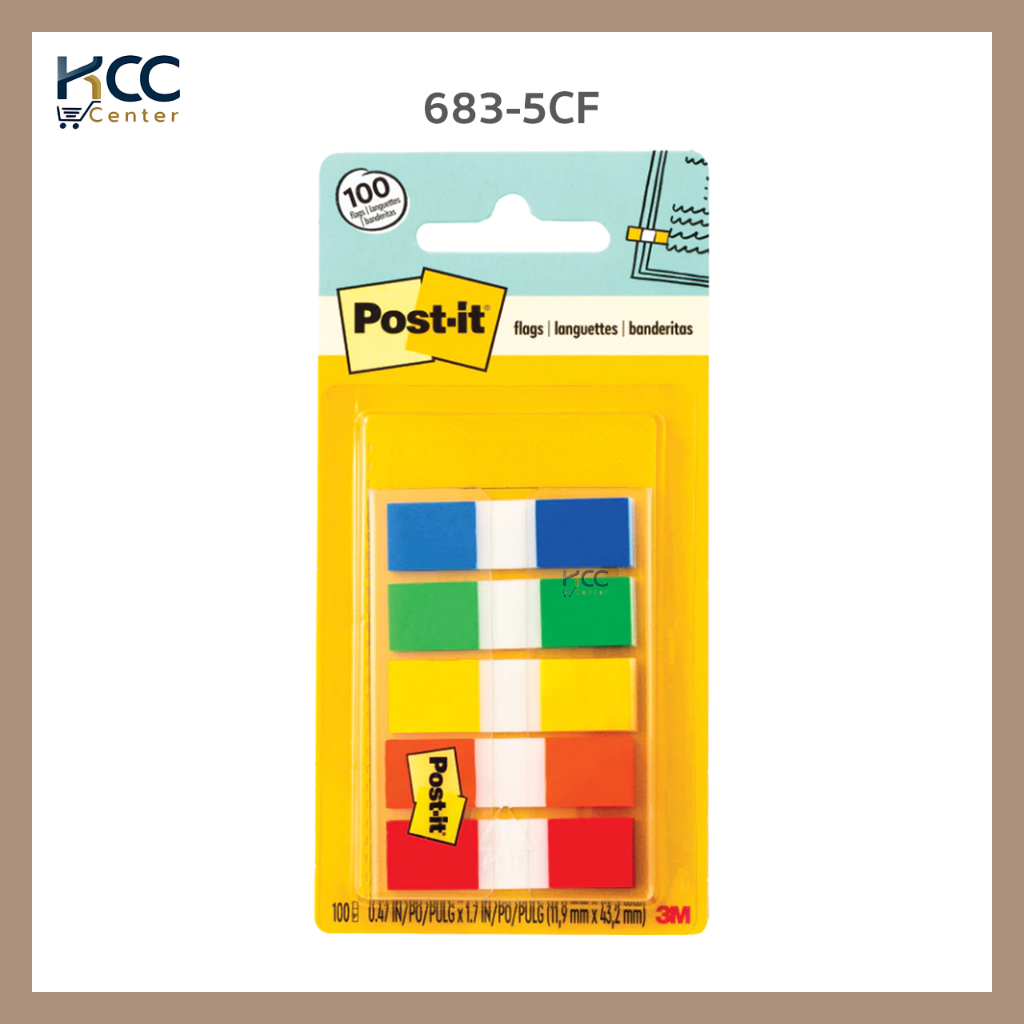 กระดาษโน๊ตโพสต์ อิท แฟล็กซ์ Post it Flags รุ่น 683, 684 อินเด็กซ์โน้ต (จำนวน1แพ็ค) - รูปที่ 4