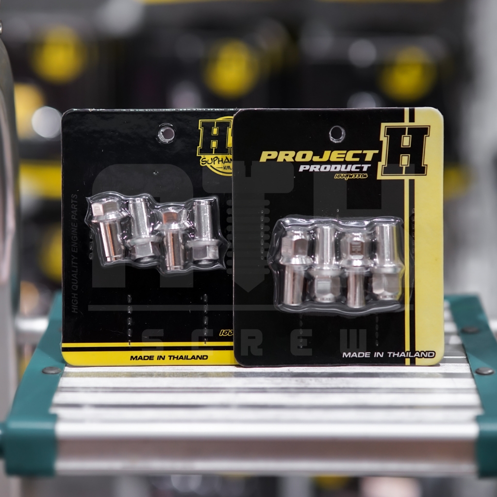 🟡เฮงสุพรรณ🟡น็อตฝาสูบ 4V (1ชุดมี4ตัว) มี 2 แบบ-สำหรับ Wave125/MSX/Dream125/Nice125(จัดส่งวันถัดไป)