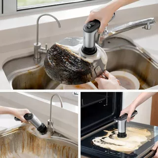 HOTO Grip Cordless Spin Scrubber แปรงขัดไฟฟ้าไร้สายพลังสูง (รุ่นมือจับ)