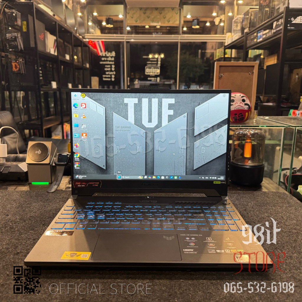 💻 NOTEBOOK Asus TUF Gaming A15 FA507NU-LP031W 💻AMD Ryzen 7 7735HS RTX 4050 RAM 16 GB SSD NVME 512 จอ