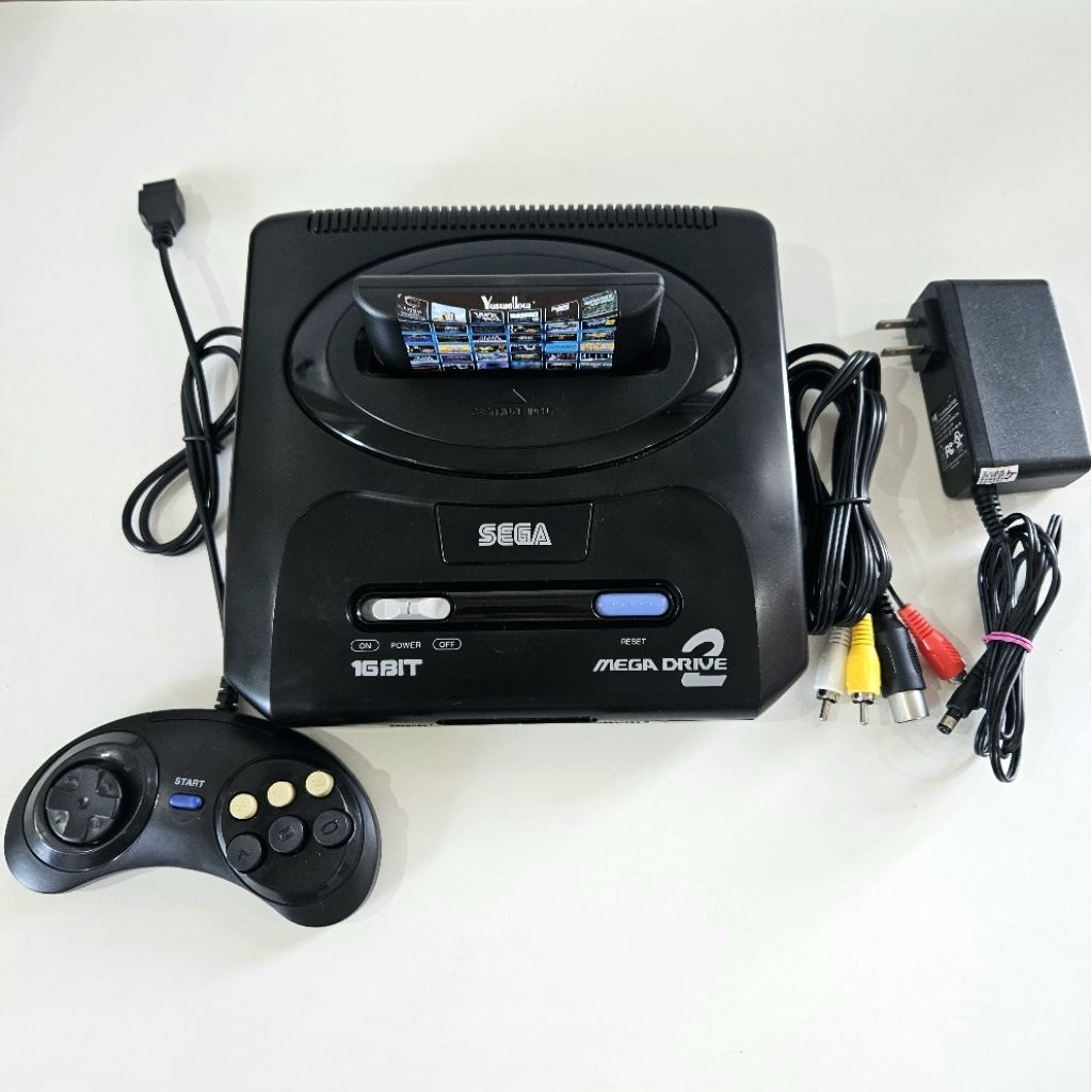 Sega Mega Drive 2 PAL Asia 🇯🇵 • 112 Games in 1 Cartridge • Fully Tested เครื่องญี่ปุ่น พร้อมตลับเกม 