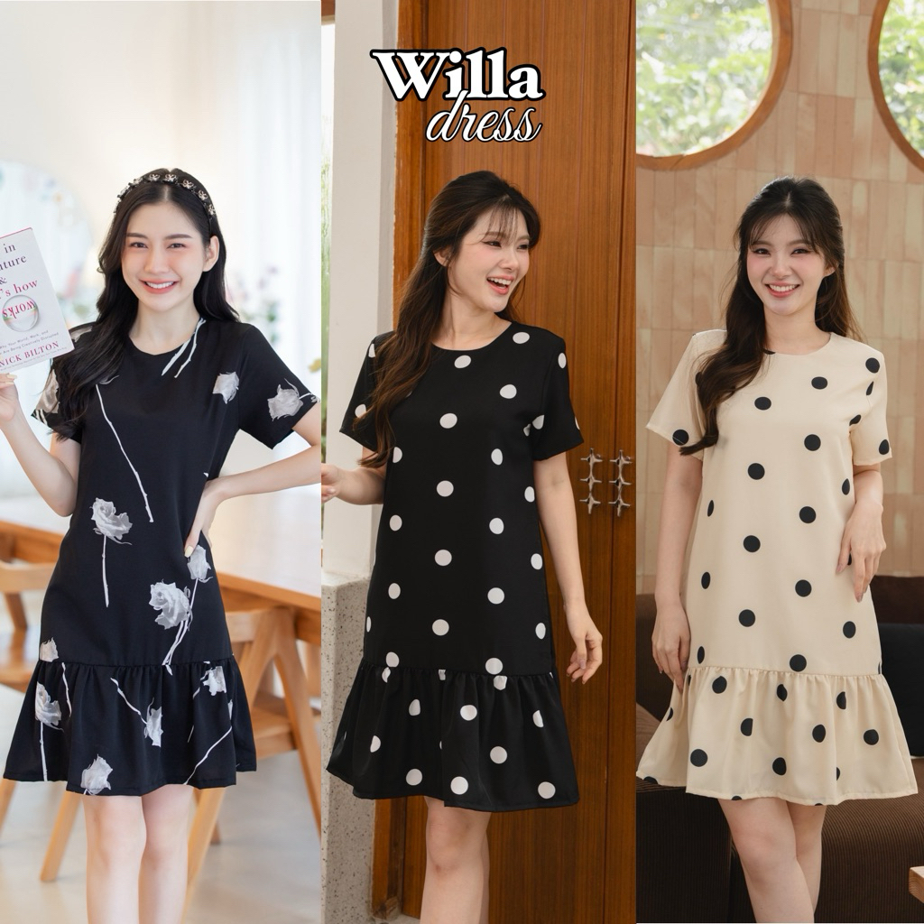 Willa dress เดรสต่อระบายสุดน่ารัก