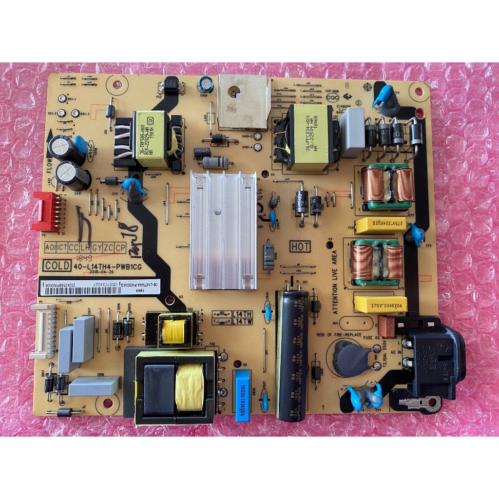 ใหม่ แท้ ศูนย์ ซัพพลาย tcl supply ทีซีแอล  รุ่น LED55P62US LED50P62US  LED55P6US พาร์ท 40-L14TH4-PWB