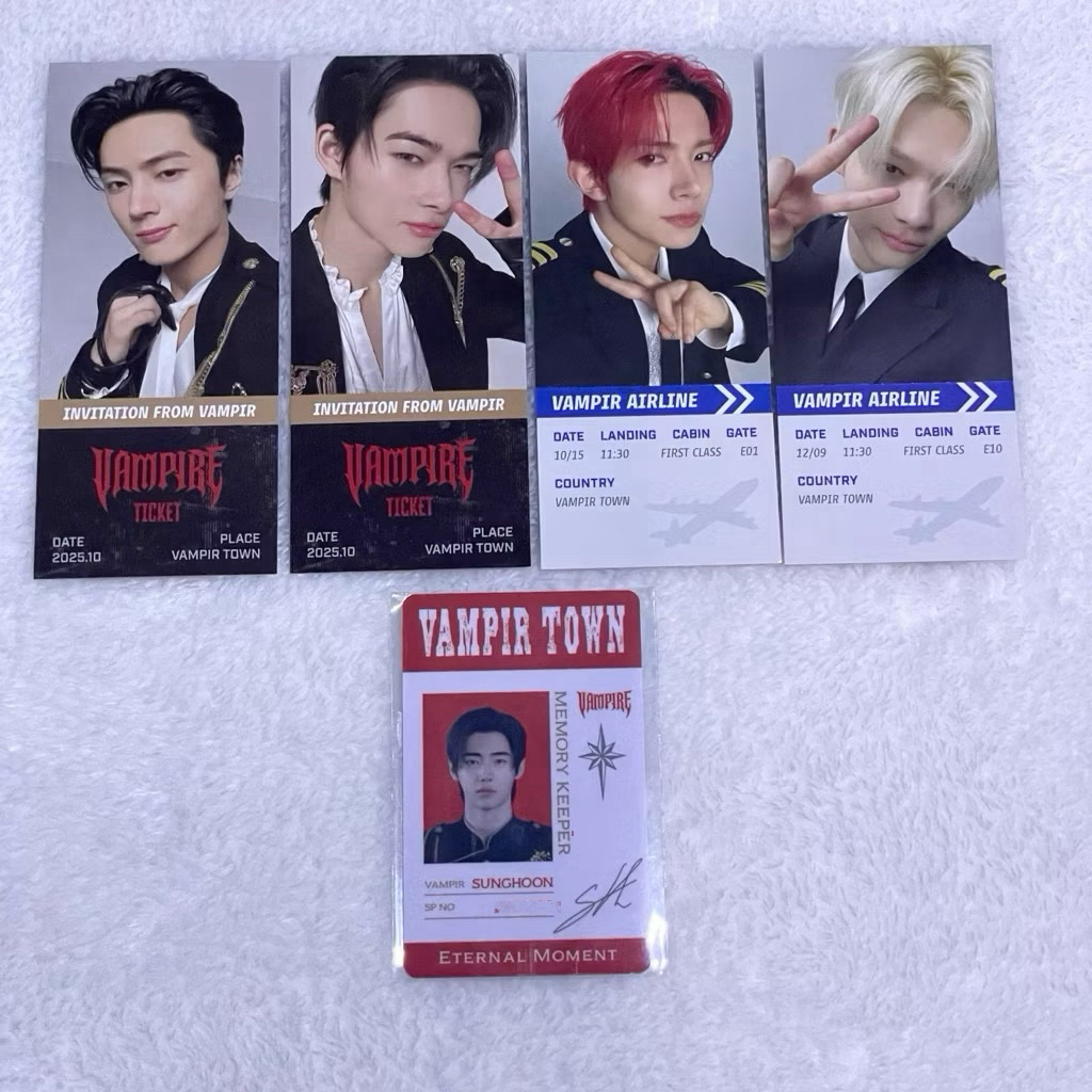 [ENHYPEN] พร้อมส่ง Ticket จาก ENHYPEN WORLD COUPON CARD COLLECTION