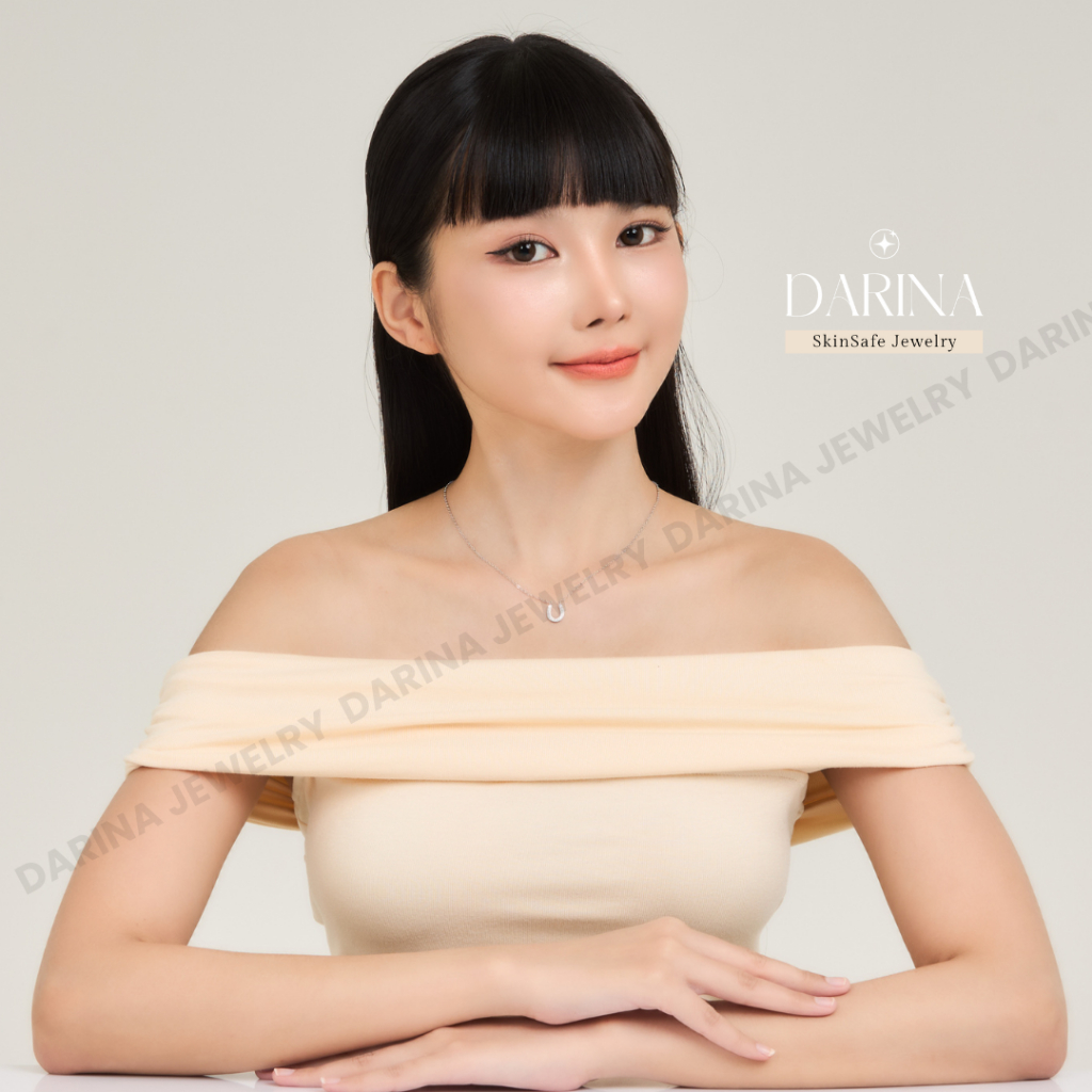 [SkinSafe Series] Wish of Luck Necklace สร้อยคอสแตนเลส Darina Jewelry SSN0003 ✨อ่อนโยนต่อผิว กันน้ำ ไม่ดำ พร้อมการ์ดรับร - รูปที่ 2