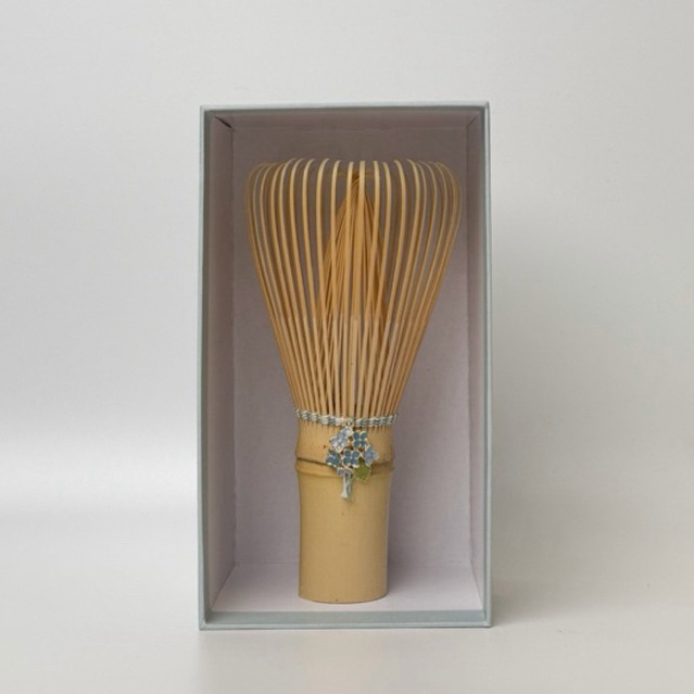 Suikaen Ajisai Takayama Chasen Matcha Whisk White Bamboo
