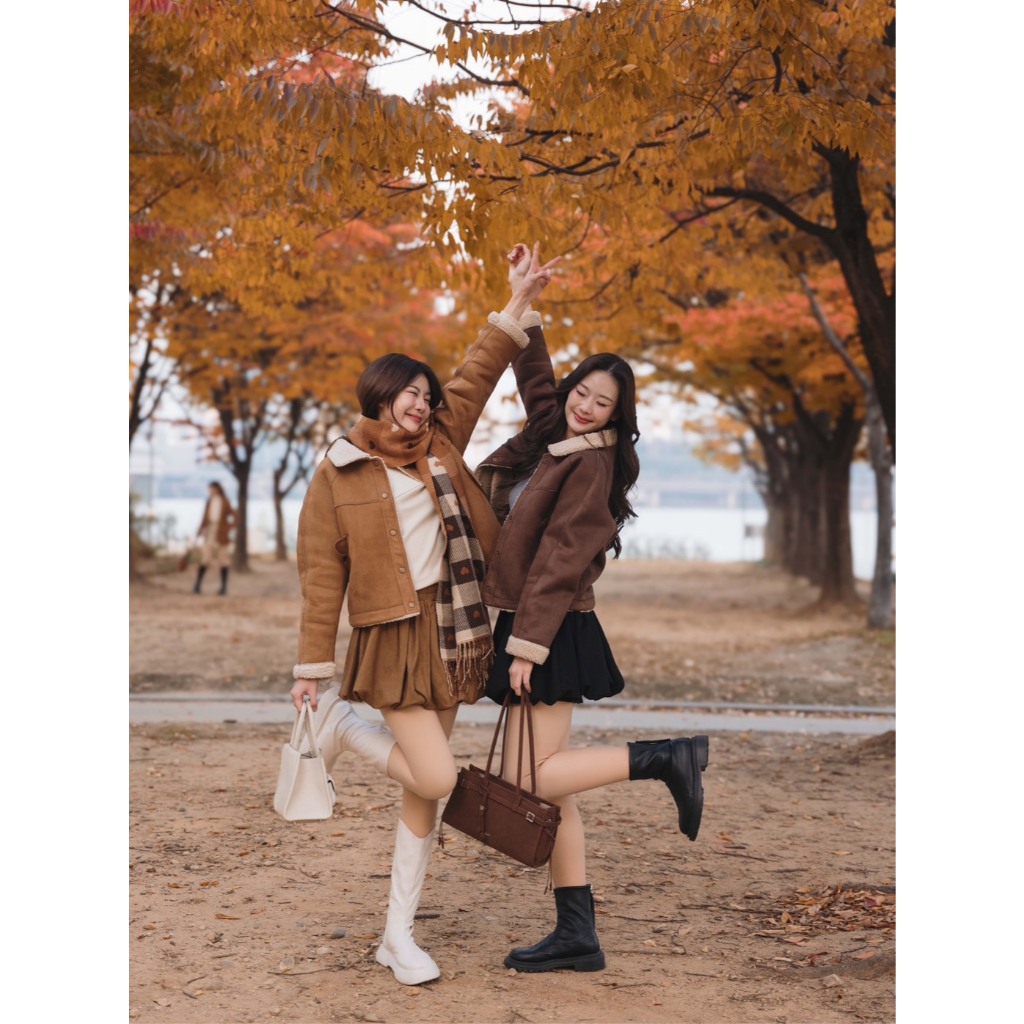 A03  Warm stockings disassemble  ( ถุงน่องบุขนกันหนาว เนียน ไม่หลอกตา ถอดแยกชิ้นได้ ใส่ได้ 2 แบบ ) - รูปที่ 2