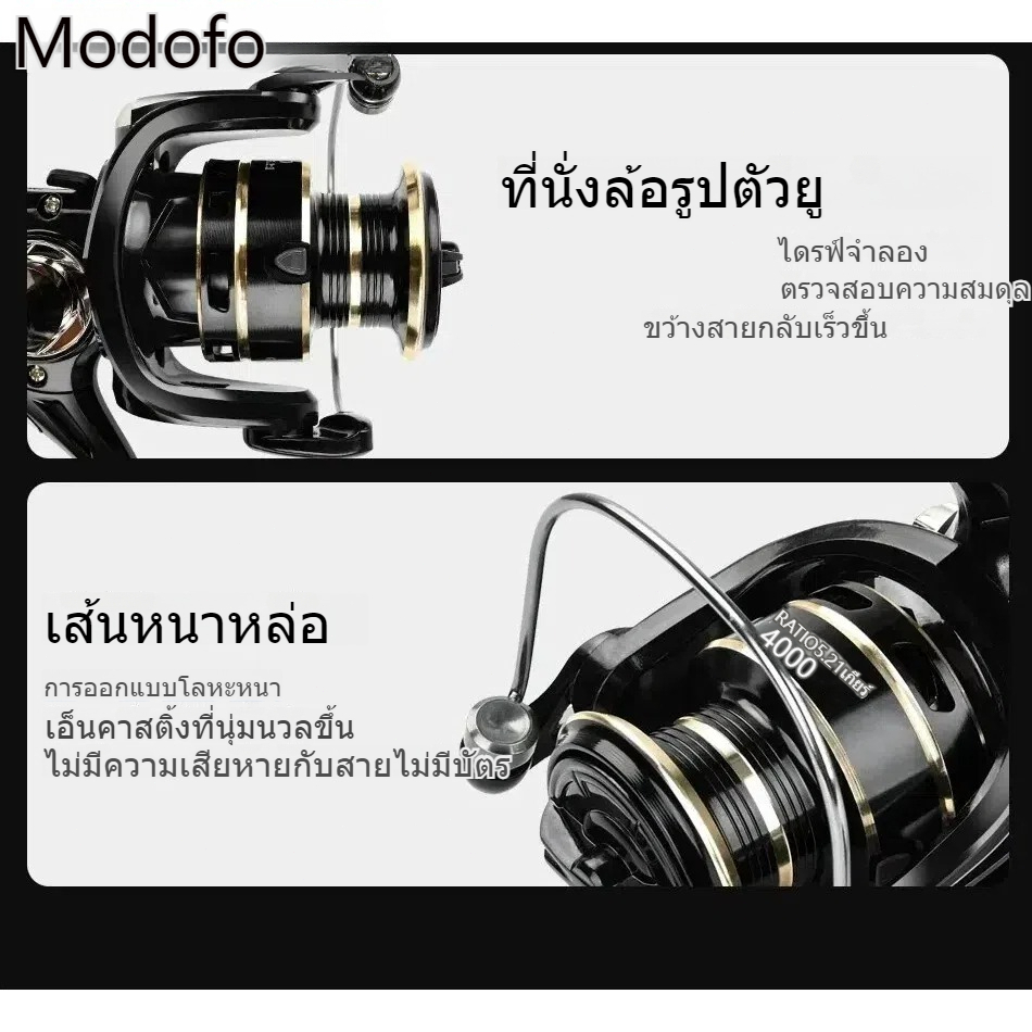 MODOFO คันเบ็ดคาร์บอน UL ชุดตกปลา รอกเบส แรงลากสูง กันสนิม คืนเงินทุกกรณี จัดส่งฟรี คันหน้าดิน คันสปินนิ่ง คันราคาถูก ราคา ถูกที่สุด ดีลบีเคเค แกลเลอรีภาพที่ 6