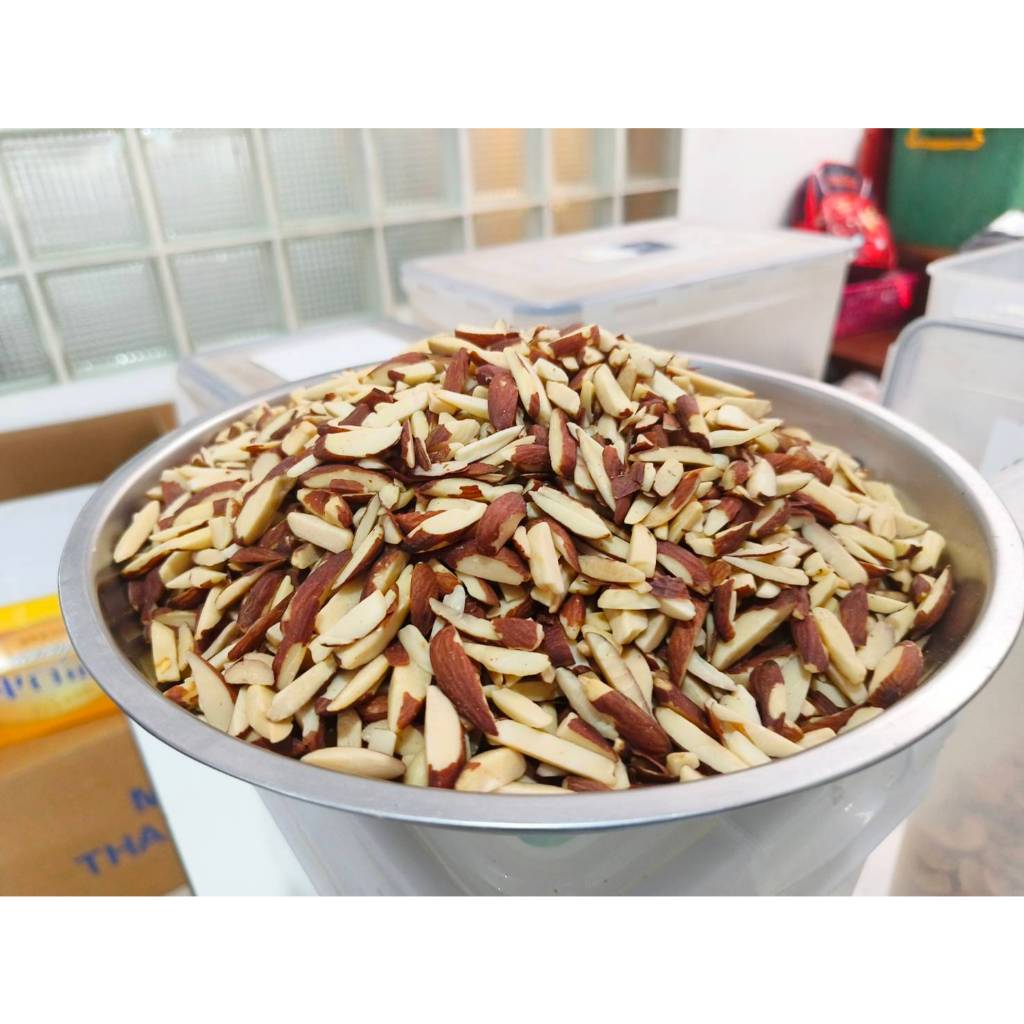 อัลมอนด์ แท่ง มีเปลือก (Almond stick with skin) อบ พร้อมทาน อร่อย ธัญพืชเพื่อสุขภาพ ขนาด 500g / 1kg - รูปที่ 4