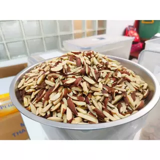 อัลมอนด์ แท่ง มีเปลือก (Almond stick with skin) อบ พร้อมทาน กรอบ อร่อย เคี้ยวเพลิน ธัญพืชเพื่อสุขภาพ