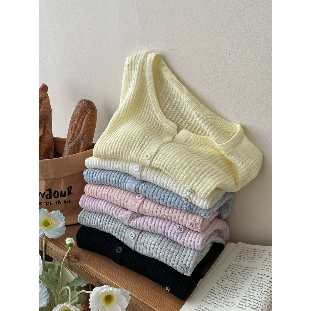 PICHA_BRAND : Dachshun light knit pastel top