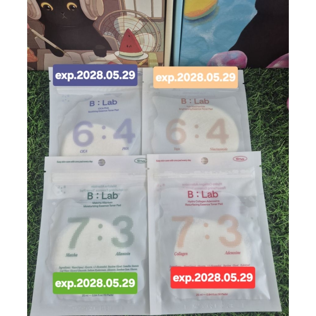 Essence Toner Pad 1 ซอง 10 แผ่น,B-Lab