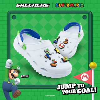 Skechers สเก็ตเชอร์ส รองเท้าผู้ชาย Men Nintendo Foamies Surge Shoes - 802027-WHT
