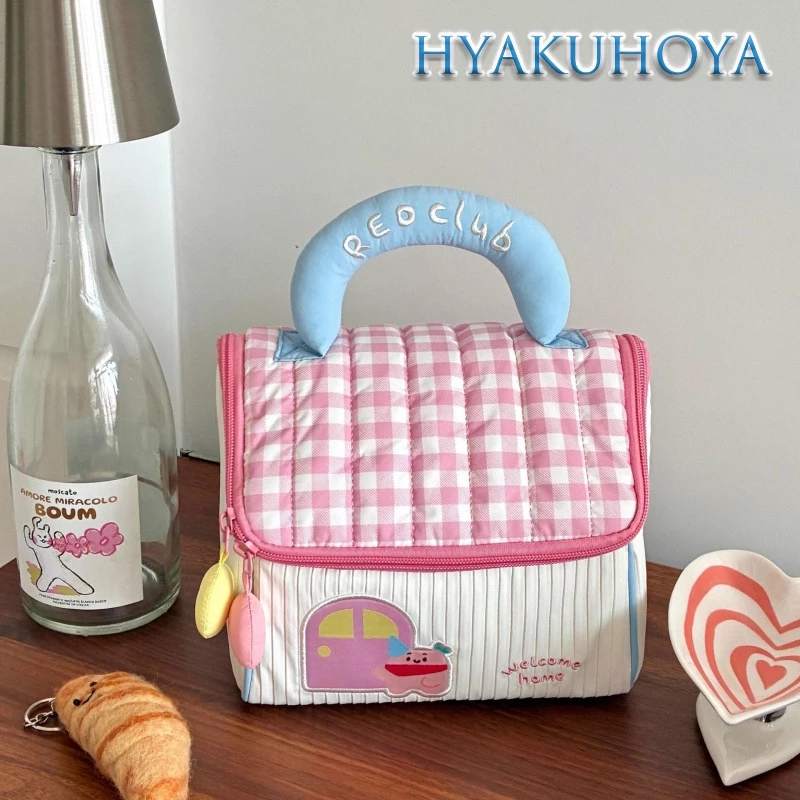 กระเป๋ามินิ Travel Cute Storage Bag สไตล์ กระเป๋าเครื่องสำอางแบบใหม่ มีช่องแยก มีซิป