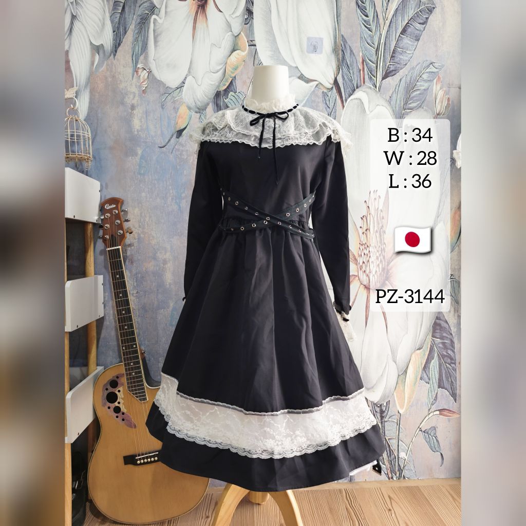 PZ-3144 BUBBLES เดรส Gothic Lolita