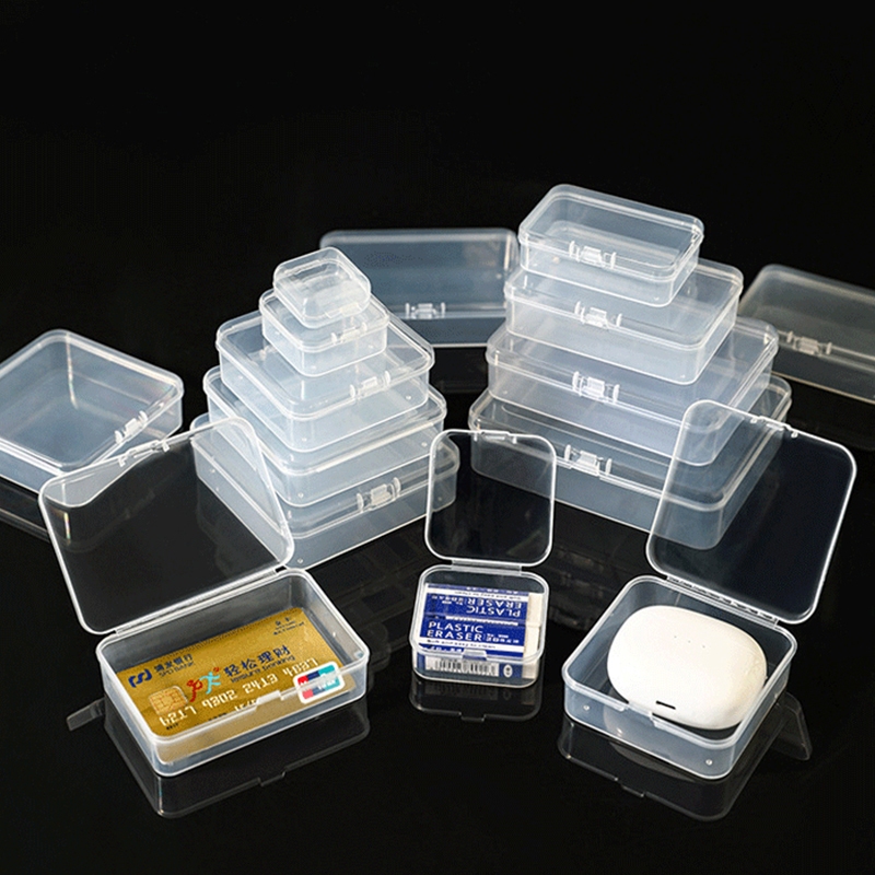 กล่องพลาสติกขนาดเล็ก เก็บอุปกรณ์ กล่องพลาสติกใส่ของ นามบัตร เครื่องประดับ - 3
