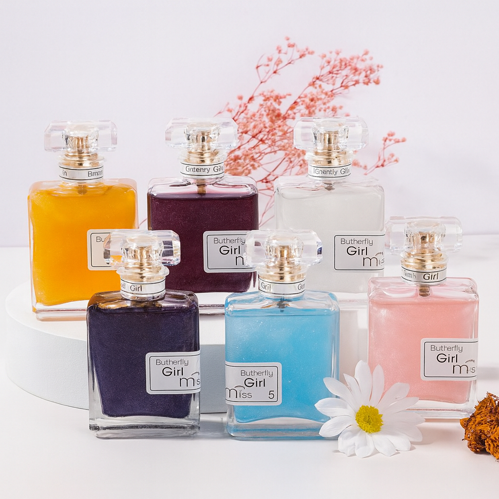น้ำหอม Butterfly Girl ขนาด50ml หอมสดชื่น กลิ่นสะอาด กลิ่นหวาน โรแมนติก สไตล์คุณหนู น้ำหอมสำหรับทั้งช-ญ