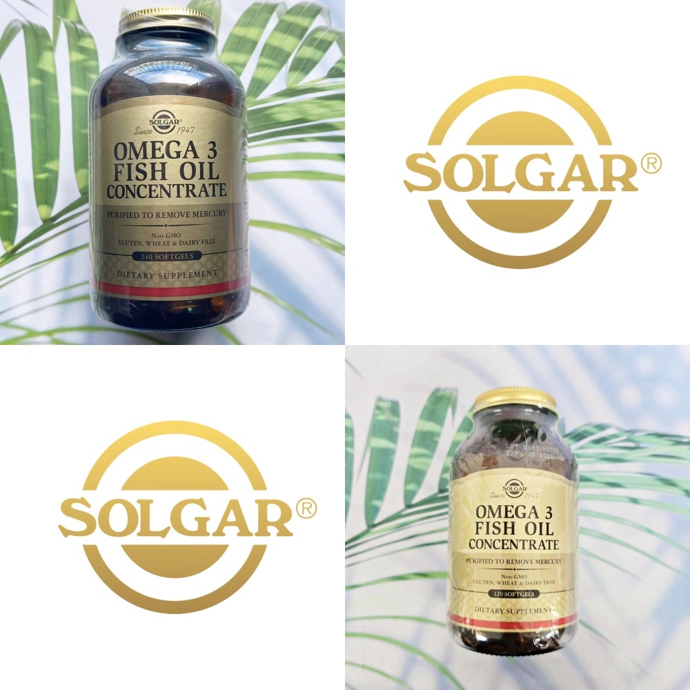 (Solgar®) Omega 3 Fish Oil Concentrate น้ำมันปลา Omega-3