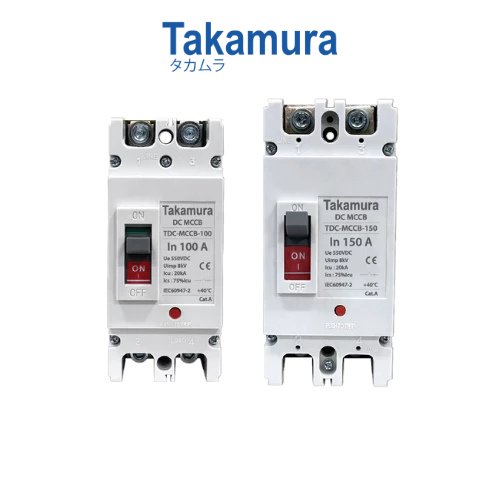 Takamura เบรกเกอร์ DC MCCB 550V 2P รุ่น TDC-MCCB