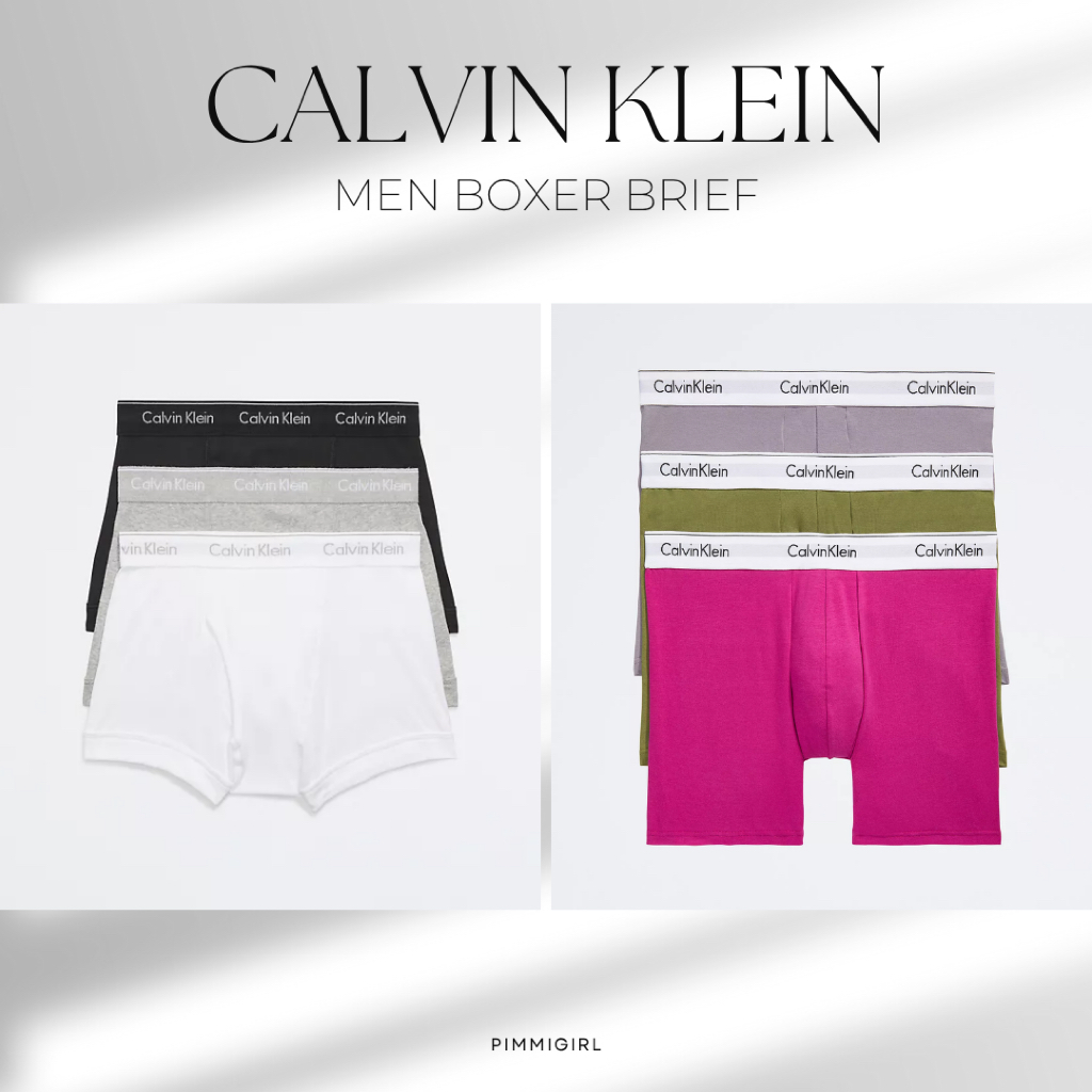 (พร้อมส่ง) CALVIN KLEIN กางเกงในชาย ชุดชั้นในชาย หลายรุ่น [Boxer brief, Trunk, Brief ] ของแท้ 🇺🇸