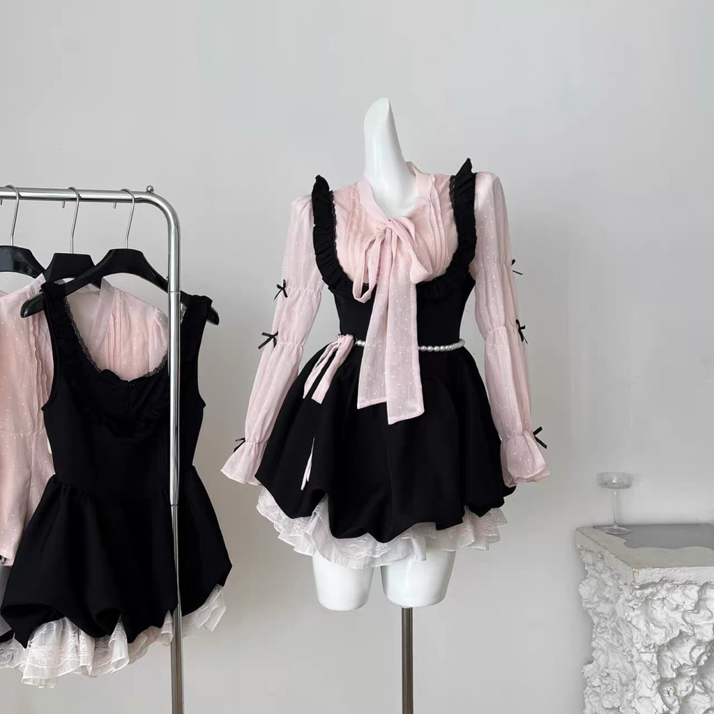 💞 Miyou Custom Kyōshu Princess Dress & Blouse — ชุดเดรสสายหวานสไตล์ฝรั่งเศส