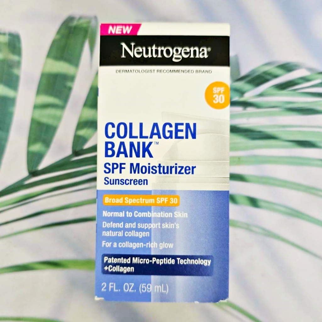 (Neutrogena®) Collagen Bank Face Moisturizer Broad Spectrum SPF 30 59 ml ครีมบำรุงผิวหน้า