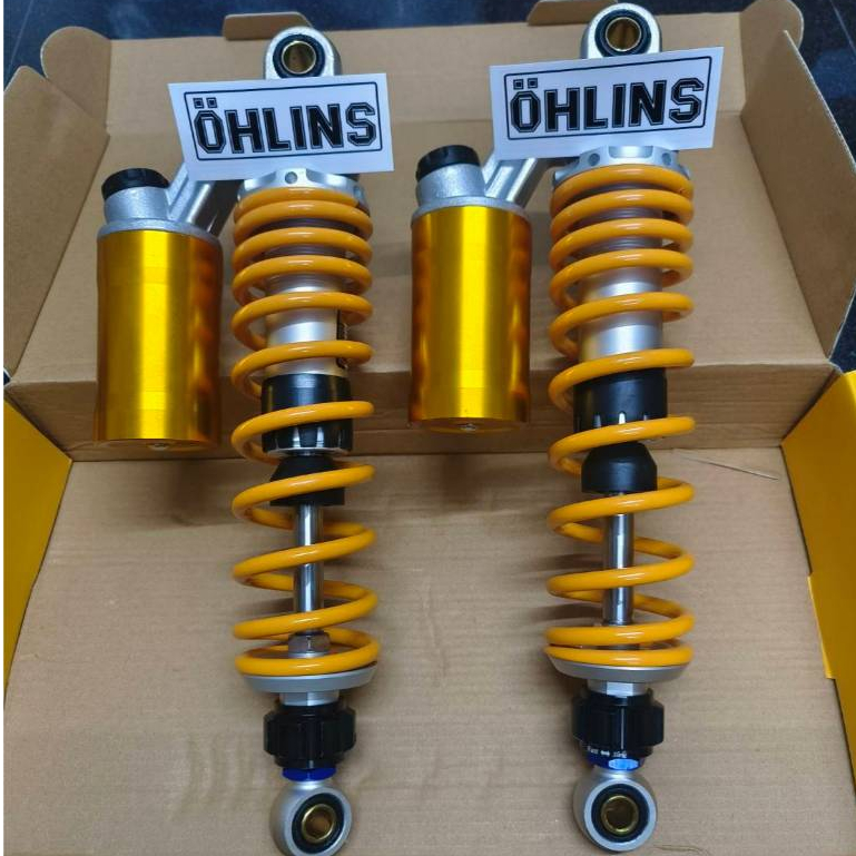 โช๊คหลังWAVE โช๊คหลังแต่ง WAVE320 โช๊คหลังเวฟ ยาว320mm. + สติ๊กเกอร์