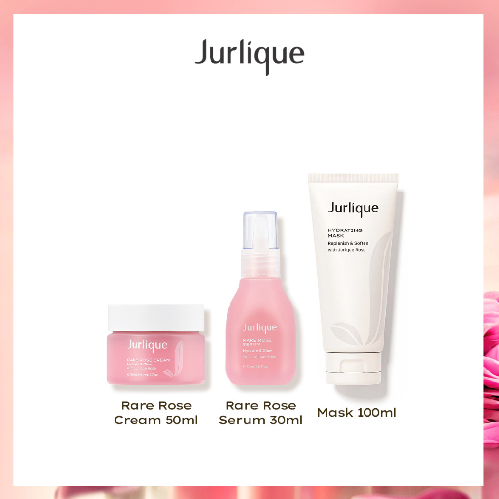 [EXCLUSIVE OFFER] Rare Rose Serum 30ml + Rare Rose Cream 50ml + Hydrating Mask 100ml