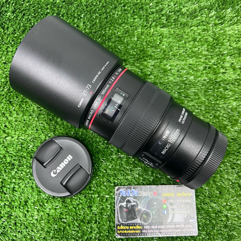 เลนส์ CANON EF 100 F2.8L IS Macro หมดประกัน