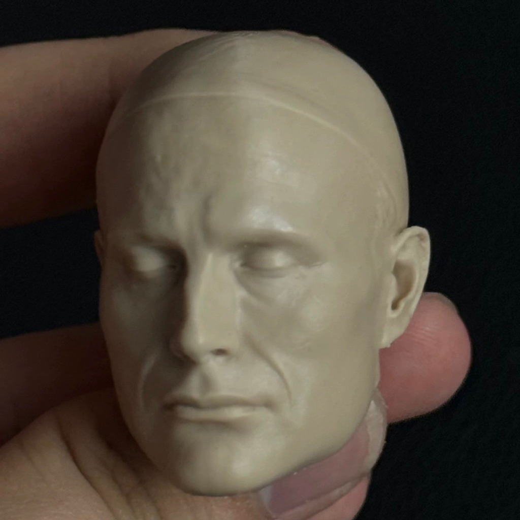 Unpainted head sculpt 1/6 Dead standing คุณภาพสูง