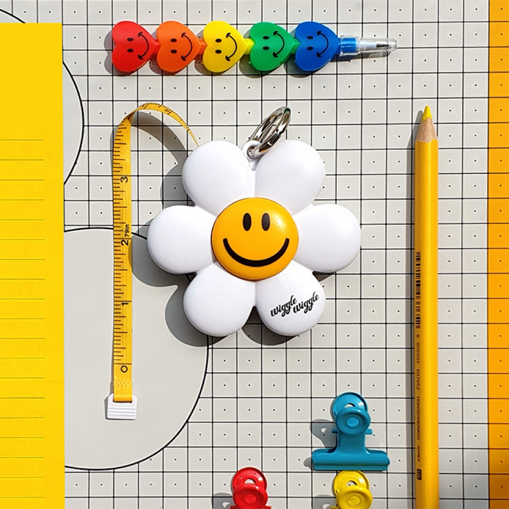 Wiggle Wiggle Measure Tape ตลับเมตร สายวัดตัว พวงกุญแจ ของแท้จากช็อปเกาหลี